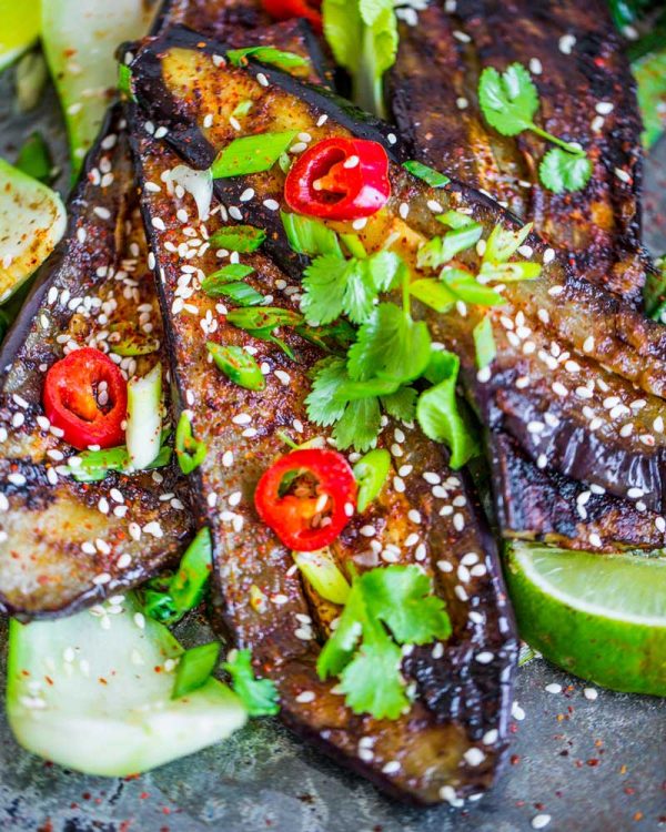 Grillowany-baklazan-marynowany-w-miso Grillowany bakłażan w marynacie miso