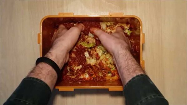 doskonala-kimchi-z-kapusty-mieszanie-kimchi doskonała kimchi z kapusty pekińskiej mieszanie kimchi
